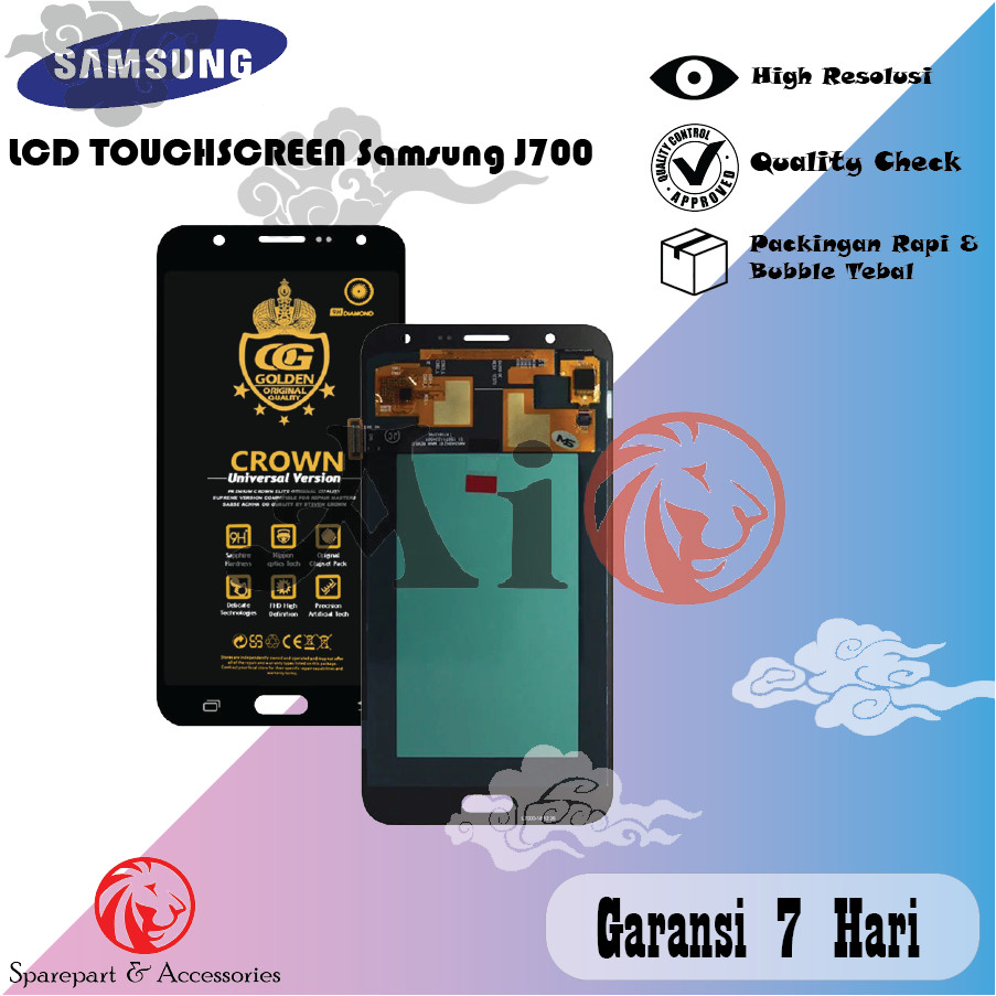 LCD TOUCHSREEN SAMSUNG J7 / J700 / J700H / J700F FULLSET COMPLETE
