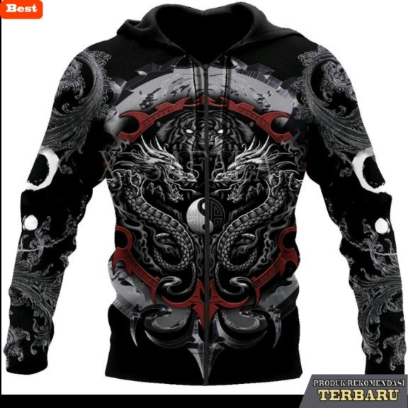 hoodie pria keren jaket hoodie pria jaket japan hoodie sukajan jaket murayama jaket pria - MOTIF 1, 