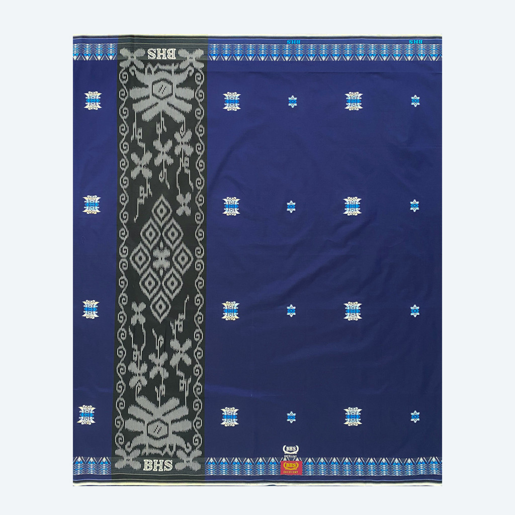 Sarung BHS Excellent Gold Varian E52 SMB Biru Tua