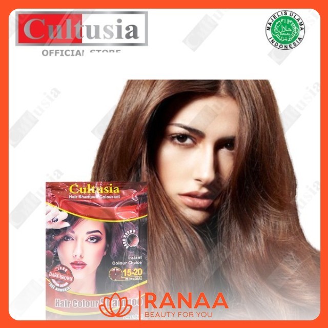 Cultusia Color Shampo dark Brown