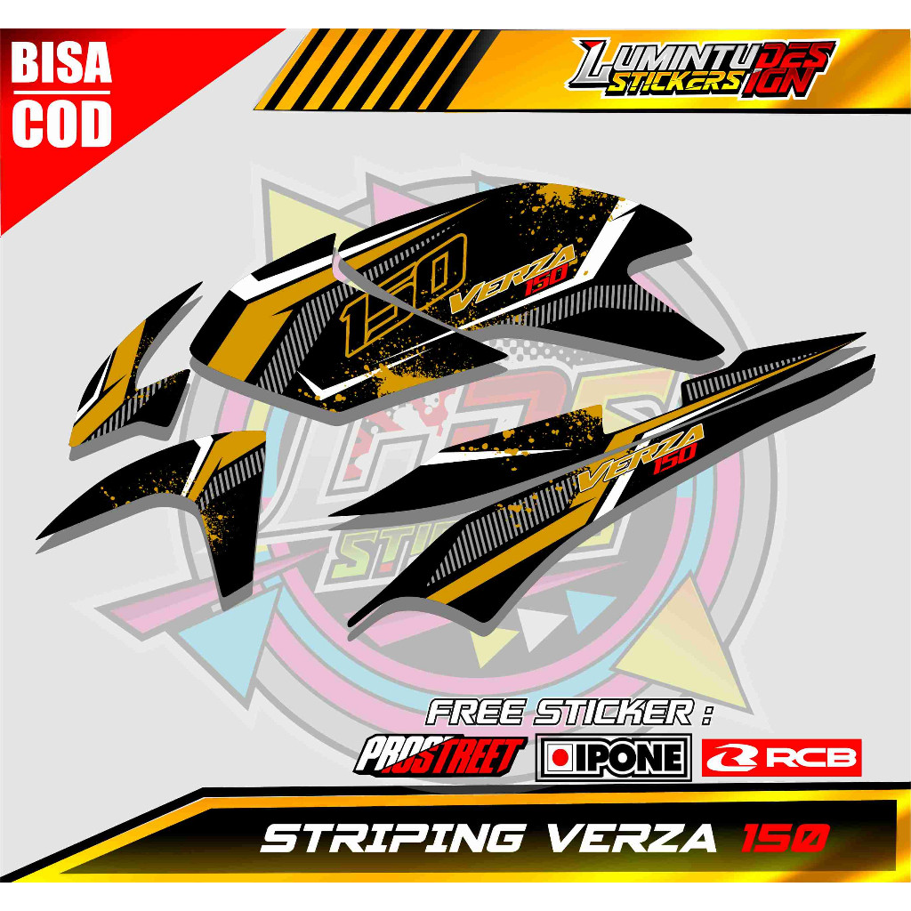 Striping Variasi Verza 150 / Sticker List Variasi Motor Honda Verza 150