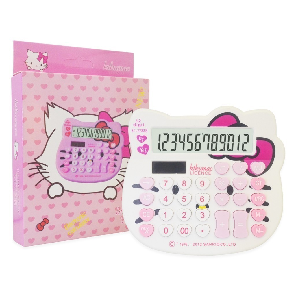 

Kalkulator Karakter 12 Digit Hello Kitty KT-2288 /KT-518-12/ Doraemon DD-518-12