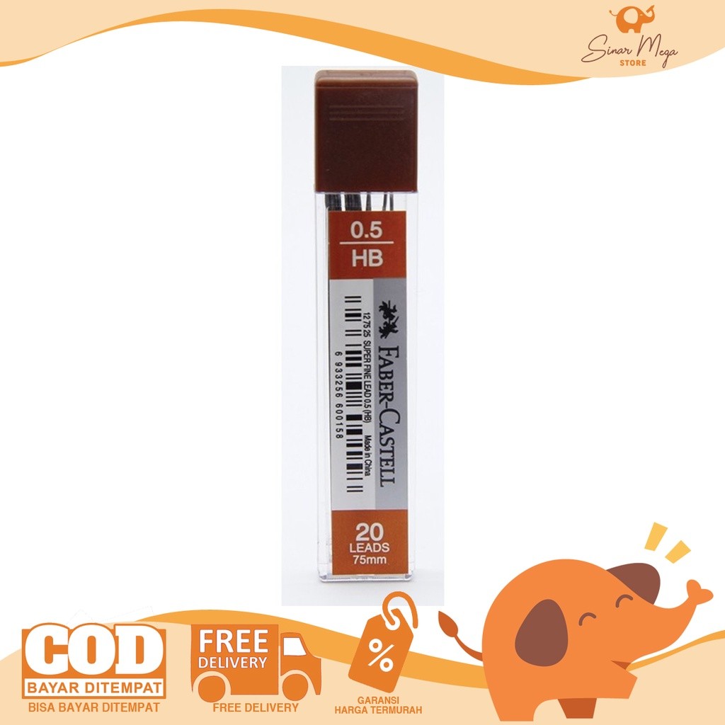 

Faber Castell Isi Refill Pensil 0.5 HB Murah