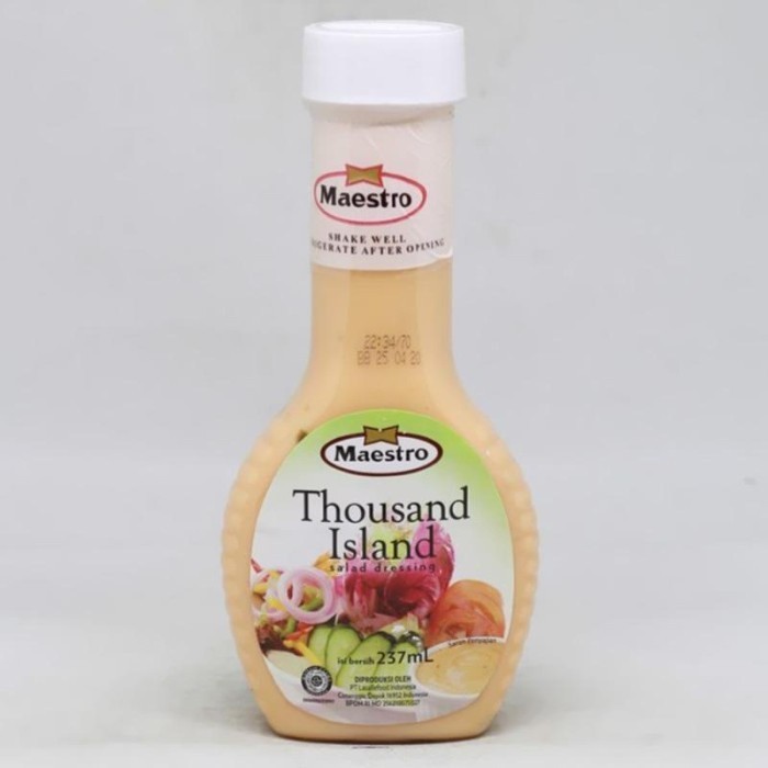 

NEW ITEM MAESTRO THOUSAND ISLAND BTL 237ML BAHAN MASAK