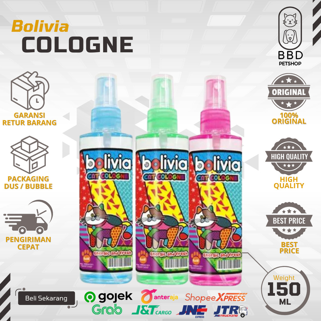 bolivia cologne all 150ml Fresh Pet Cologne