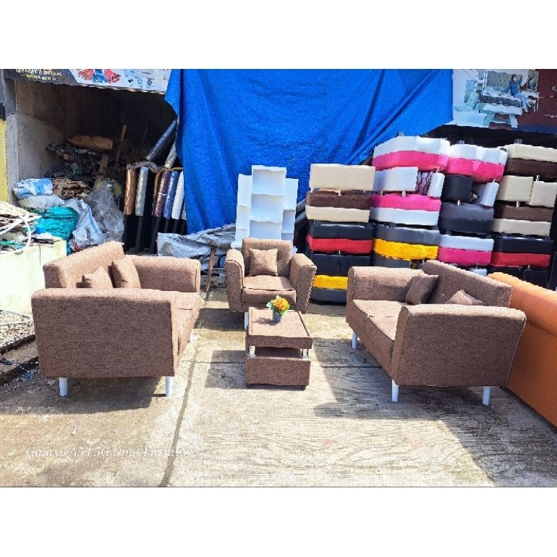 Sofa Retro Minimalis Set / Sifa Retro 3 Seater / Sofa Retro Ruang Tamu