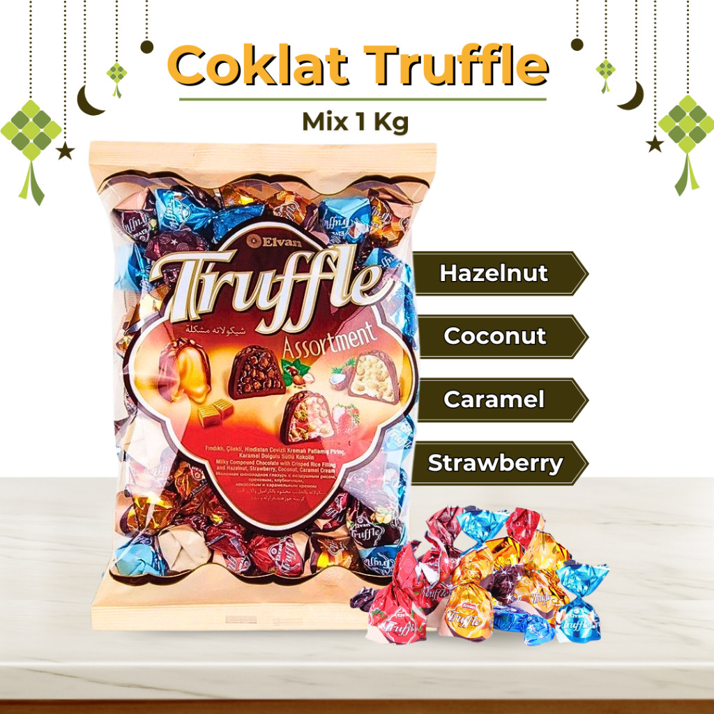 

Coklat Arab Truffle 1 Kg - Asli Coklat Turki Oleh-oleh Haji Umroh