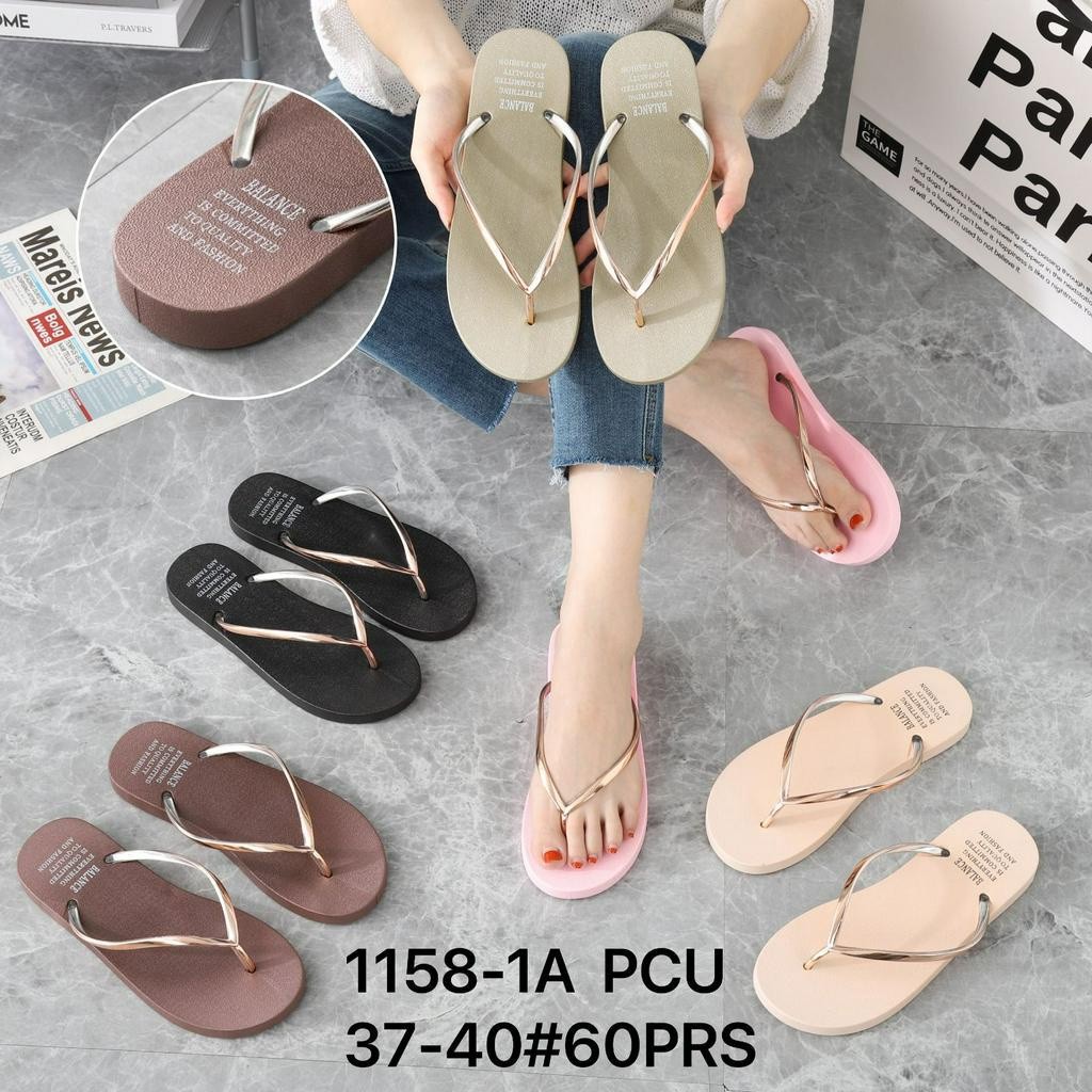 Sandal Wanita Balance/Breslin 1158 Jepit Emas