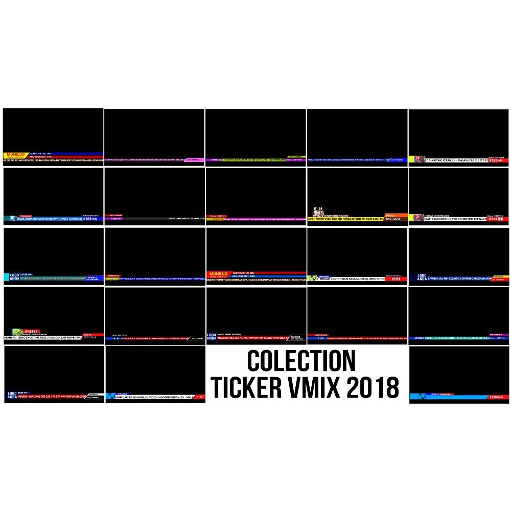 TITLE TICKER VMIX 2018 MUNILUQ