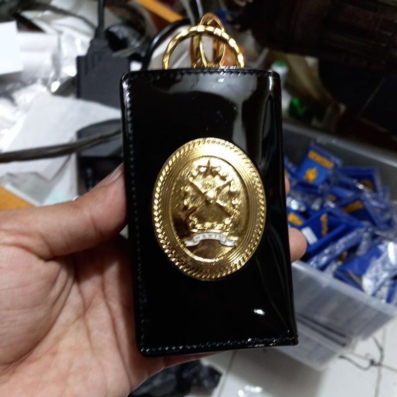 READY Dompet Stnk Gantungan Kunci Stnk Hakim (Asli kulit)