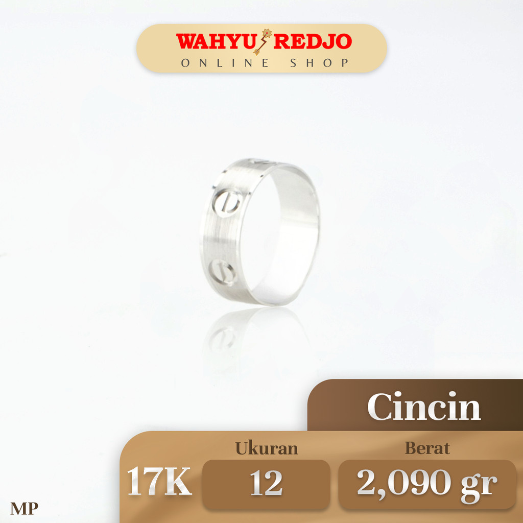 Cincin Emas 17K Wahyu Redjo CC-17K-26900399-PMR