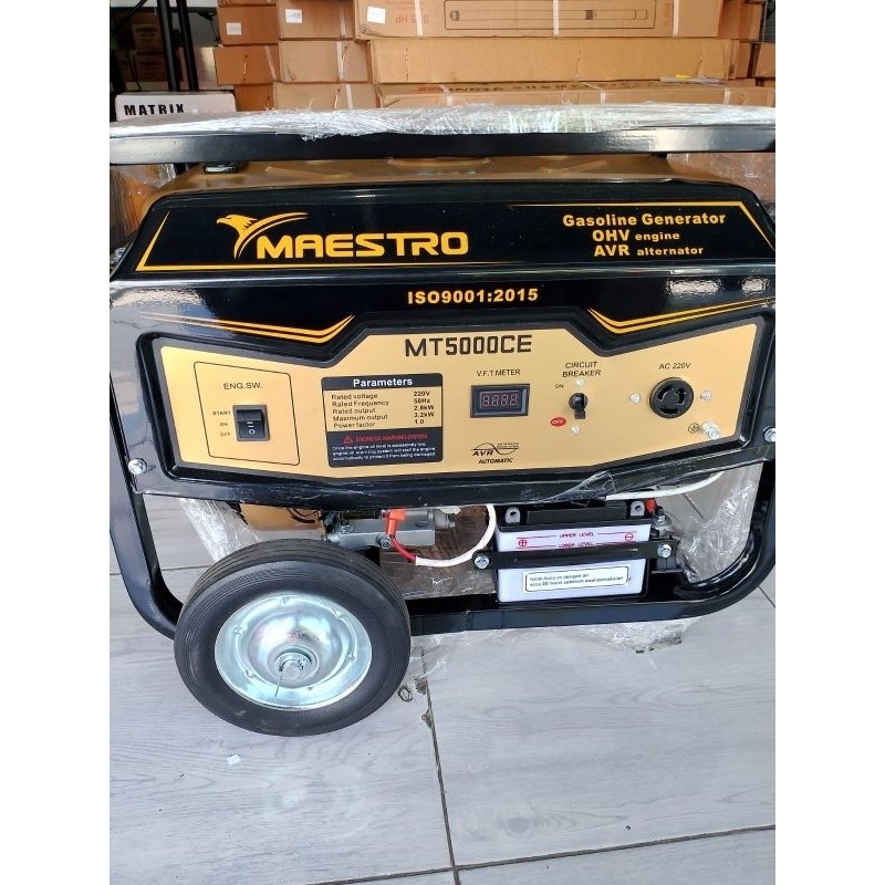 gasoline generator maestro MT7000CE /MT5000 CE genset  bensin 5000w 5500 watt