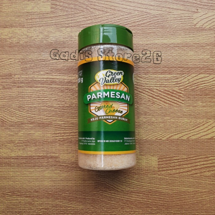 

GREEN VALLEY PARMESAN KEJU BUBUK 200G