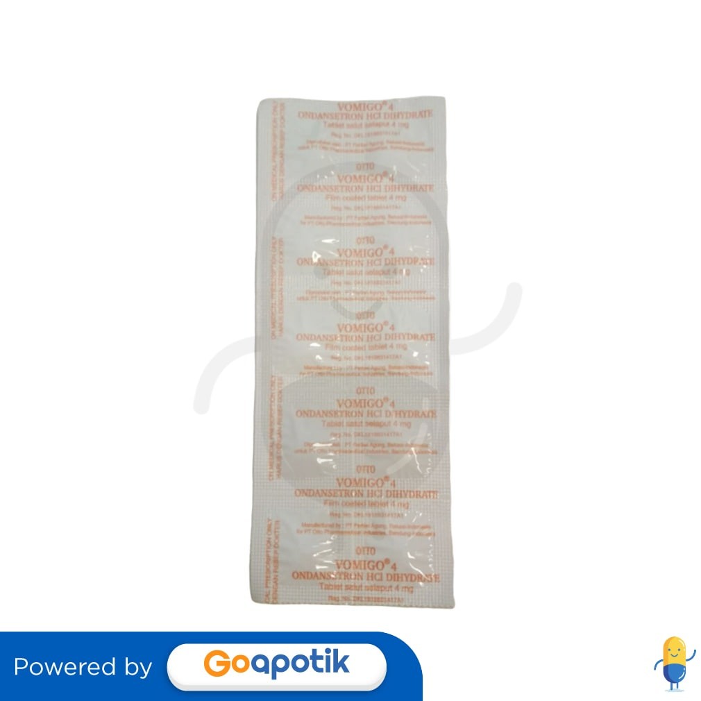 Vomigo 4 Mg Box 10 Tablet