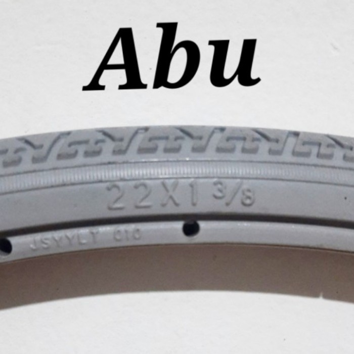 ban mati kursi roda 22 x 1 3/8 sperpat kursi roda - Abu-abu