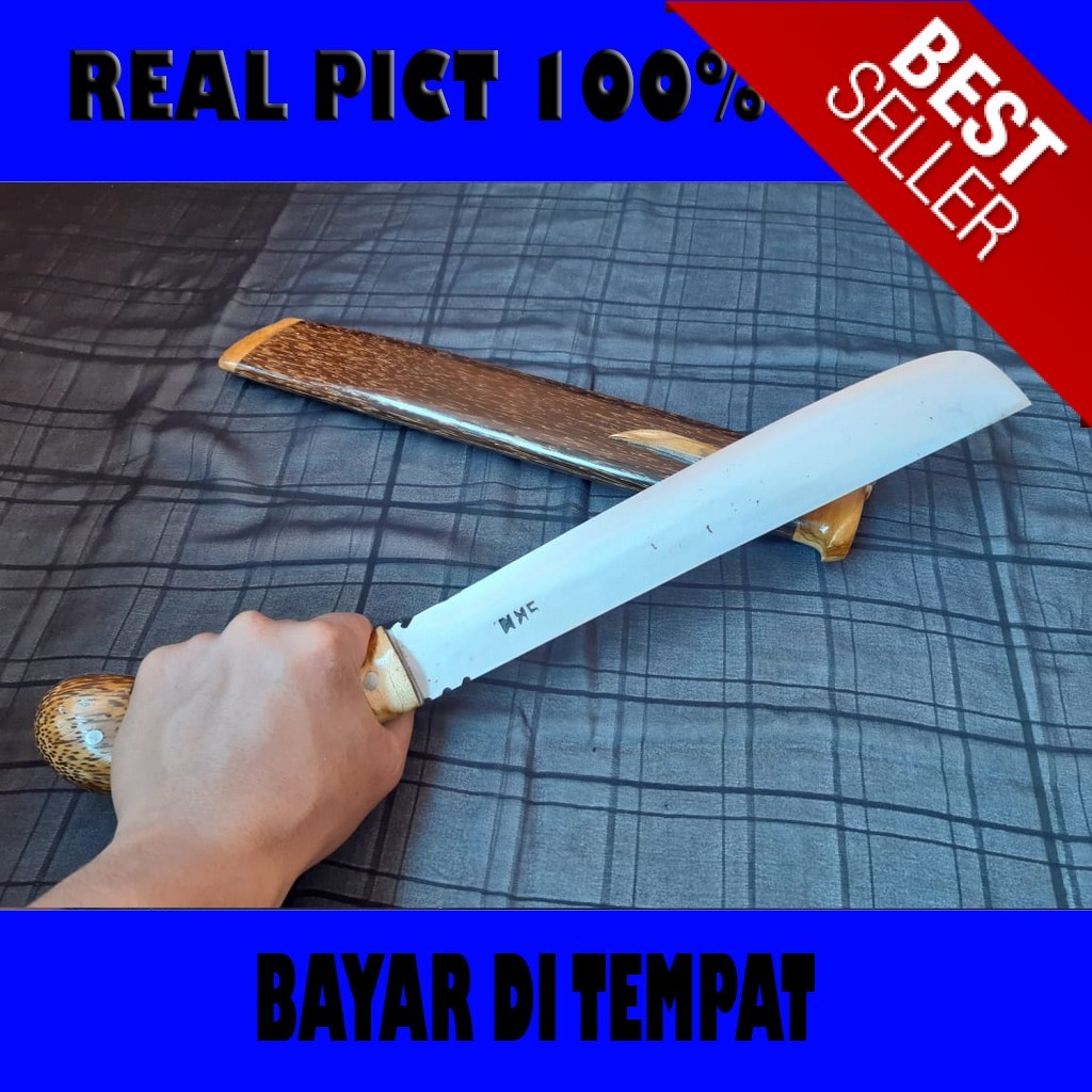 (COD) Others golok baja per asli / golok cibatu asli original / bedog baja / golok murah asli baja T