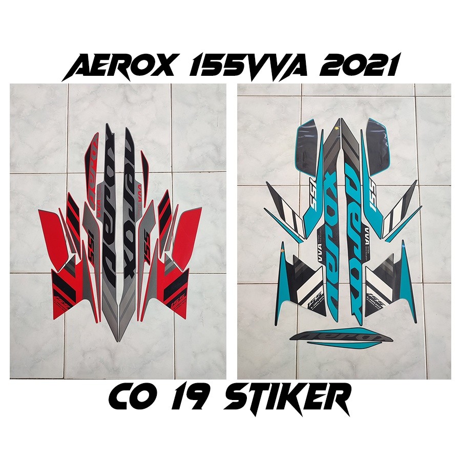 Stiker striping motor all new aerox 155 tahun 2021 full body