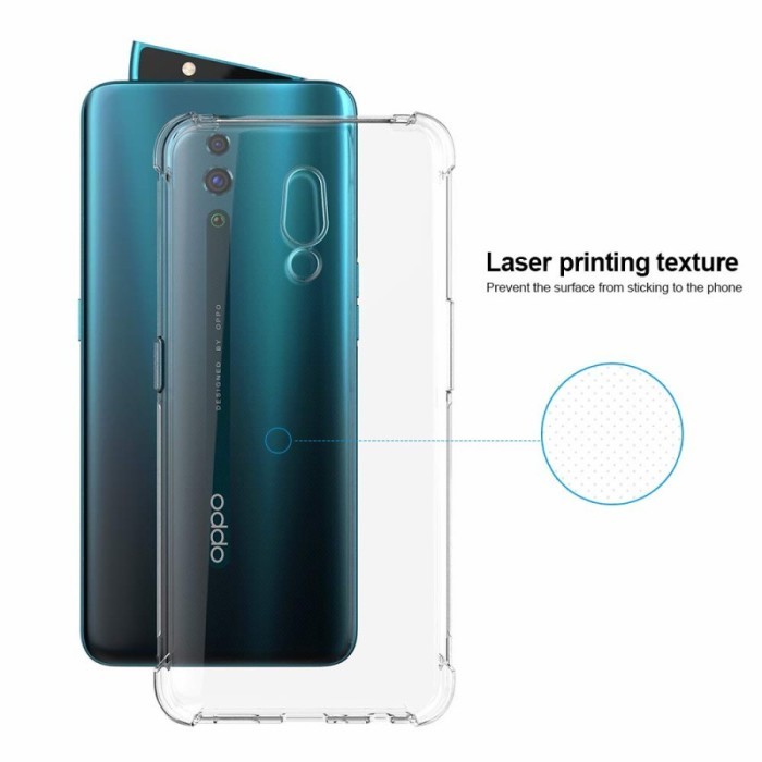 CASE OPPO 6.4 / 6.6 / 10X ZOOM SILICONE SOFT ANTICRACK CLEAR SHOCKPROOF SLIM FIT DESIGN AIRBAG #PNEW