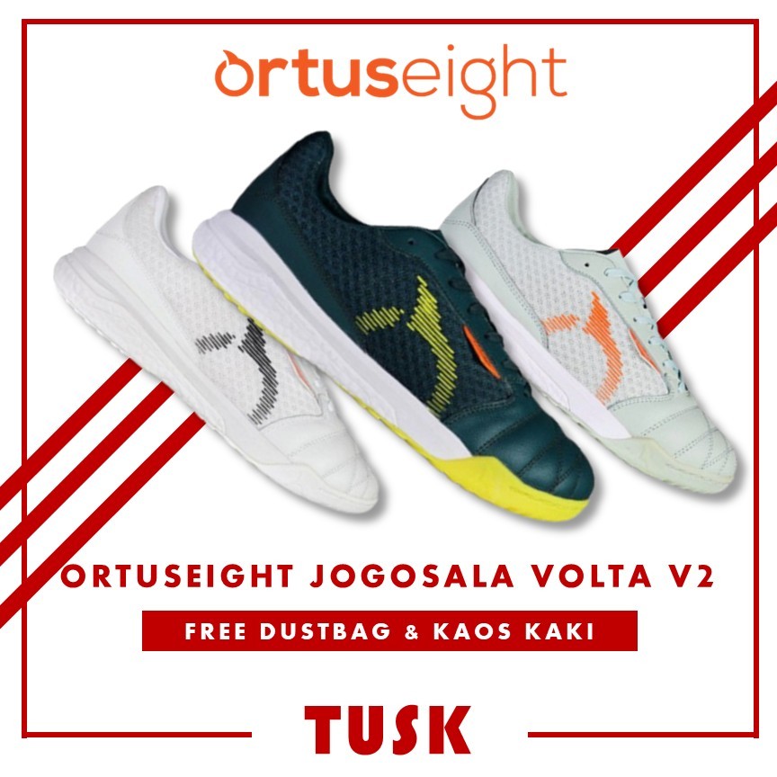 Sepatu Futsal Ortuseight Jogosala Volta V2 IN Sepatu Sneakers Olahraga Futsal Indoor Ortus