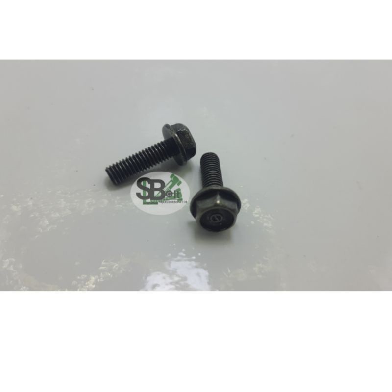 baut topi/flange ori honda m6 x 20