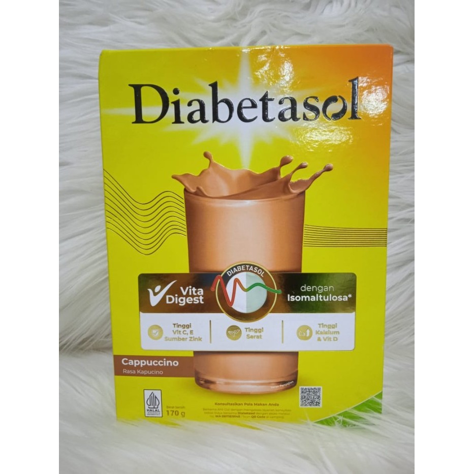

Diabetasol 170gr Dengan Isomaltulosa - Cappucino