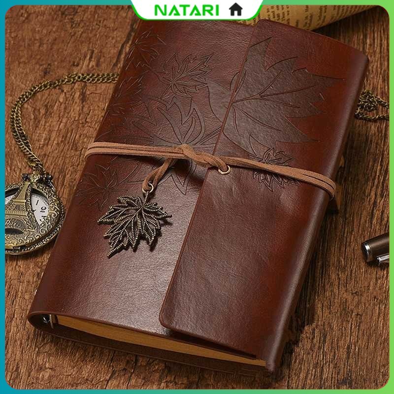 

Toddi AIMEE Buku Catatan Binder Notebook Cover Kulit Vintage Maple - AM-16