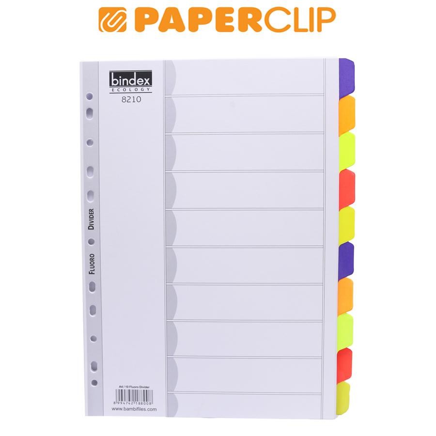 

PEMBATAS / DEVIDER / INDEX BINDEX BAMBI FLUORO 8210 A4 10C