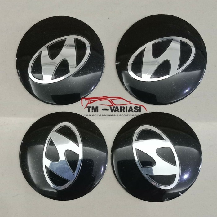 Cover Pelapis Tengah Dop center Velg Ban Mobil Aluminium Hyundai.