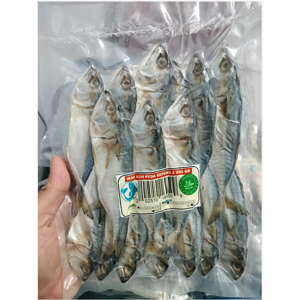 

IKAN ASIN PEDA GEPENG ± 250