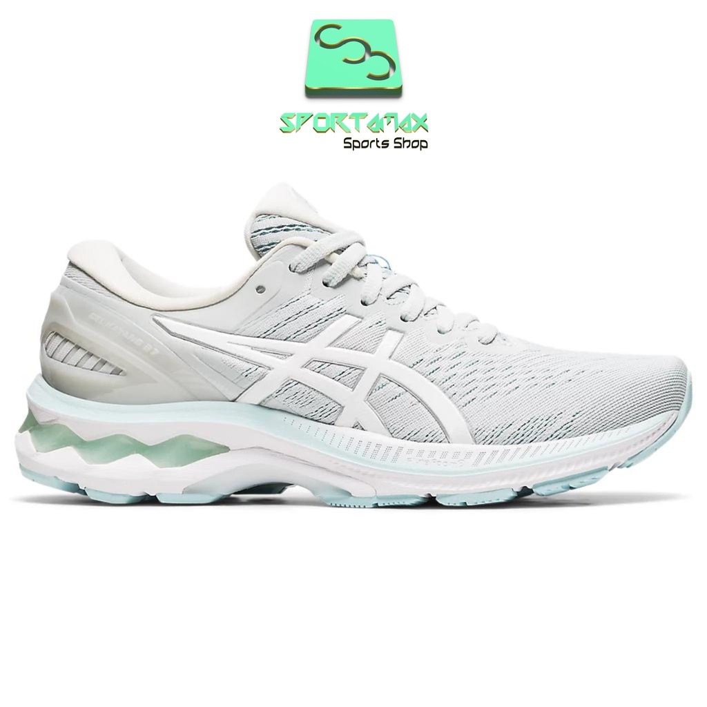SEPATU ORIGINAL DISCOUNT MURAH Running Lari ASICS GEL KAYANO 27 Glacier Grey/White 1012A649