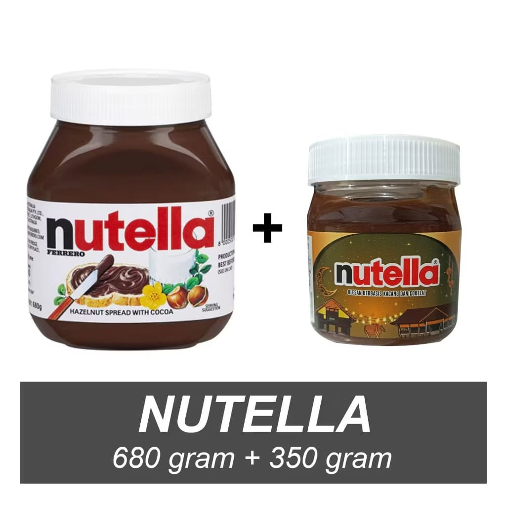 

EXP NOVEMBER 2025 NUTELLA 680GRAM + 350GRAM (1.030GRAM)/NUTELLA 350GR/NUTELLA 680GR/NUTELLA 1.030GR BUNDLE
