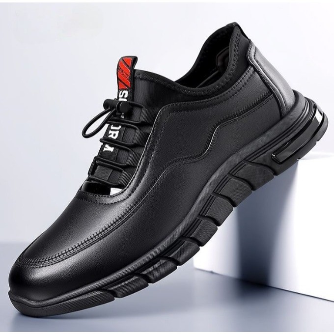 Sepatu Pria Kasual Sepatu Santai Model Terbaru Shoes Model Sepatu Kulit Sintetis Premium