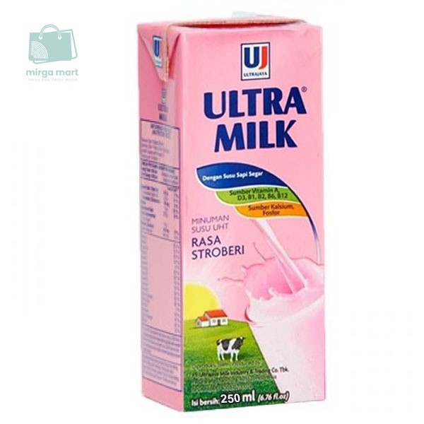 

ULTRA UHT MILK STRAWBERRY 250 ML - SUSU