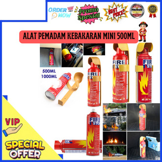 Bisa Cod Alat Pemadam Api Mini Ringan Mobil / Apar Mobil Mini 500 Ml / Alat pemadam Kebakaran Mobil 