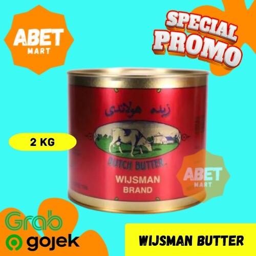 

Wijsman Butter Kaleng 2,27Kg - Wisman Wijman Wysman 2Kg 2,27 Kg 2270gr Gram Pail Vail Premium Wangi Mentega