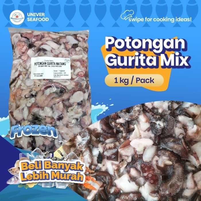 

Tako Cut/Gurita Potong Fresh Frozen 1kg
