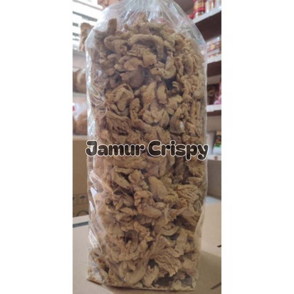 

VIRAL keripik jamur tiram jamur crispy jamur crispy 1kg keripik jamur TERLARIS