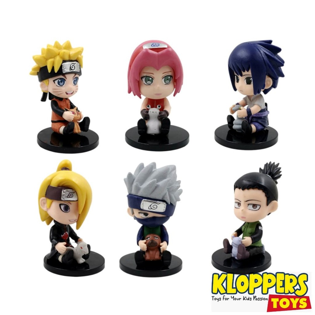 Figure Naruto Duduk Naik Hewan - Mainan Pajangan