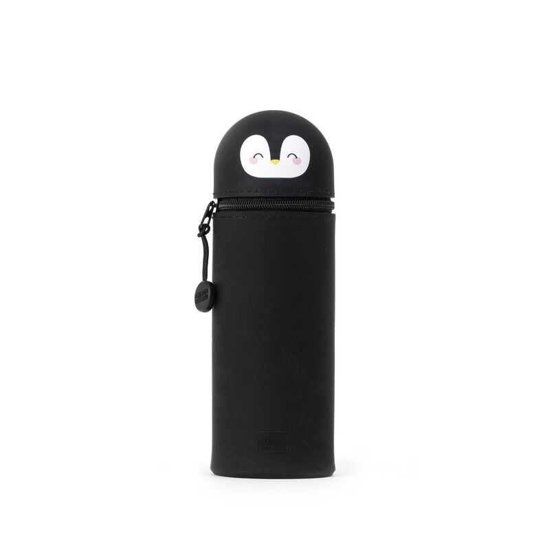 

Legami 2-In-1 Silicone Pencil Case - Kawaii - Penguin