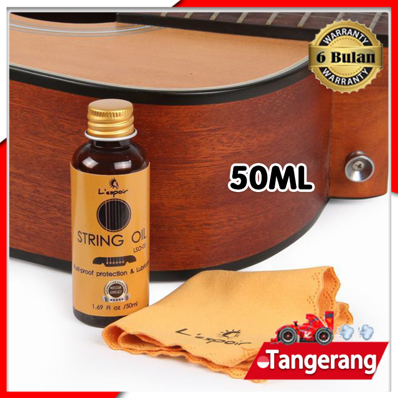 50ml Cairan Pembersih Gitar Pelicin Senar Gitar Minyak Senar Gitar Minyak Anti Karat Senar Gitar