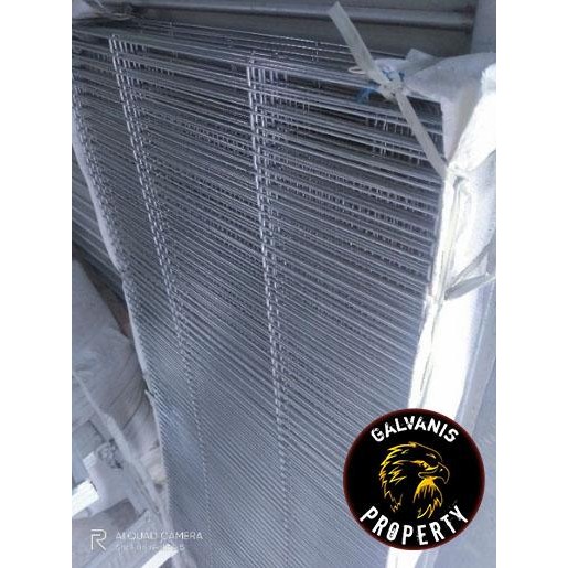 ram pagar galvanis jarak jeruji 1 cm P120 x 50 cm / ram kandang burung