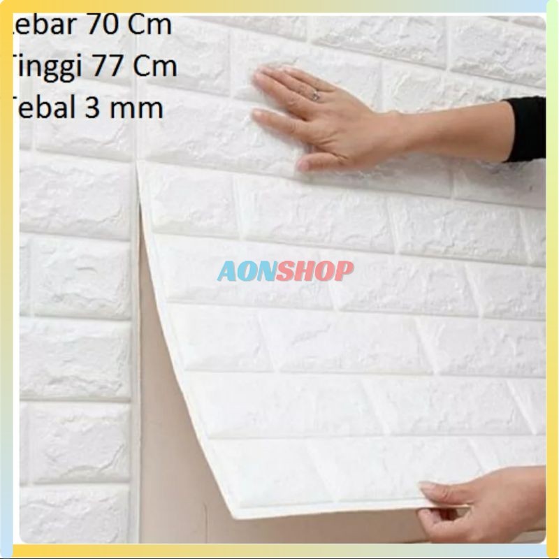 [AS] WALLPAPER BRICK FOAM 3D 70 x 77 70x77