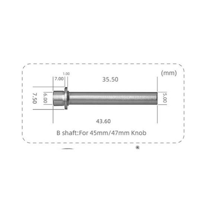 SHAFT / AS REEL / 1 SET AS DAN BEARING / 1 SET BEARING