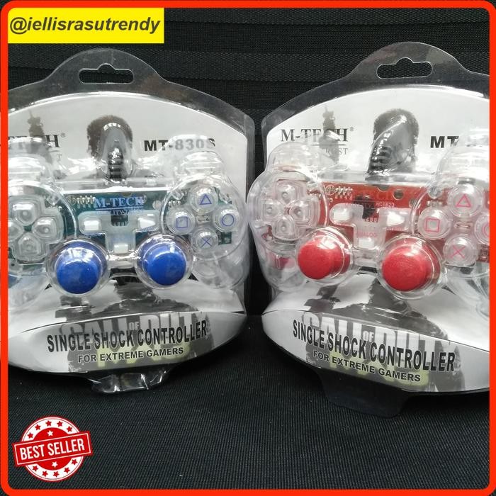 STIK /GAME PAD / STICK PS LAPTOP KOMPUTER Single - Transparan