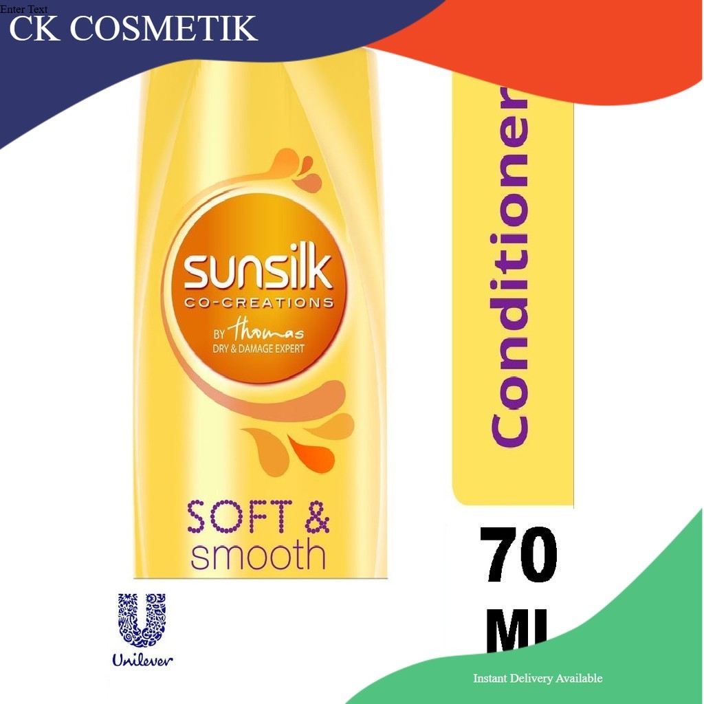 Sunsilk Kondisioner Soft & Smooth 160 ml - Sunsilk Conditioner Soft Smooth 70 ml #UNI