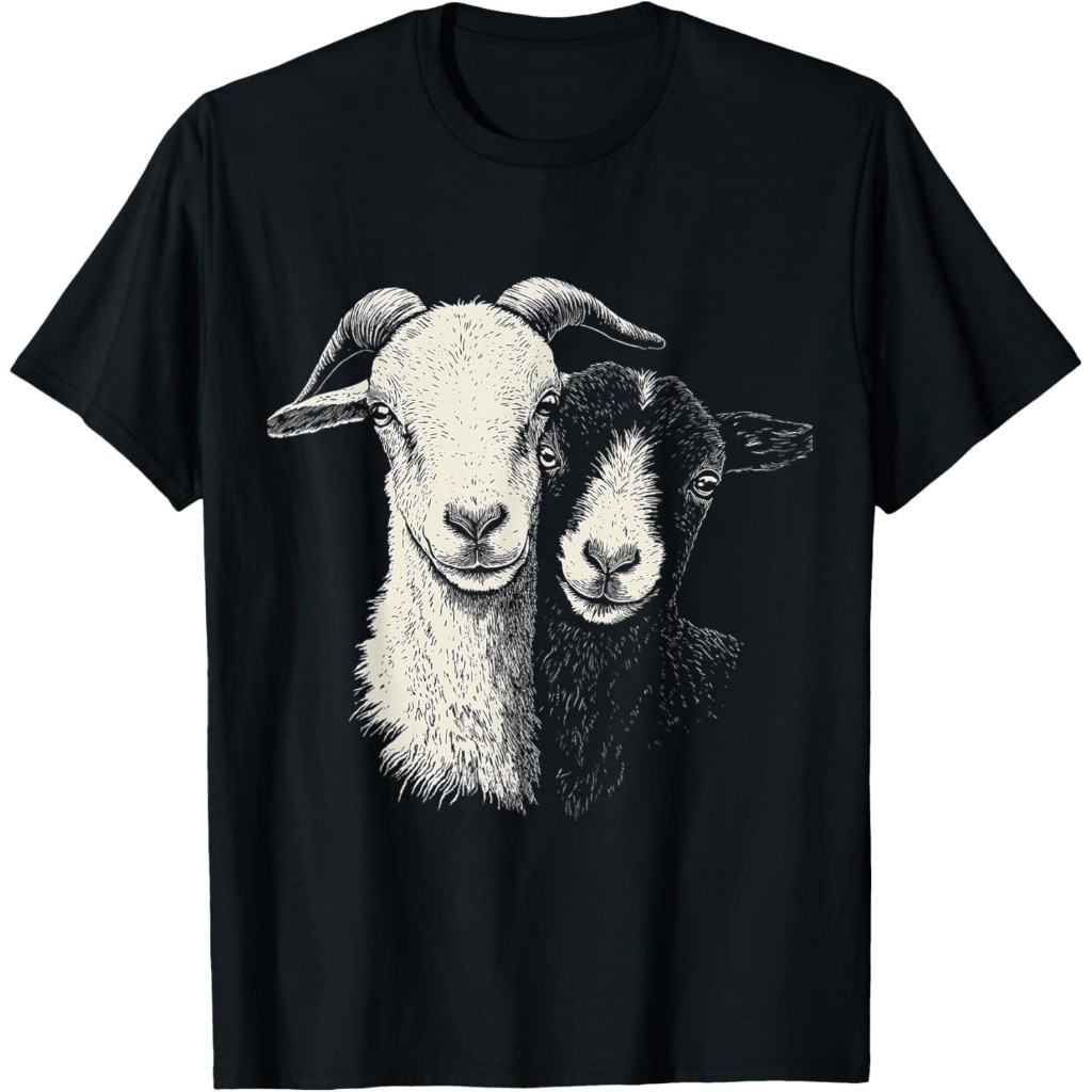 Kaos Grafis Kambing Domba Hewan Kambing Domba
