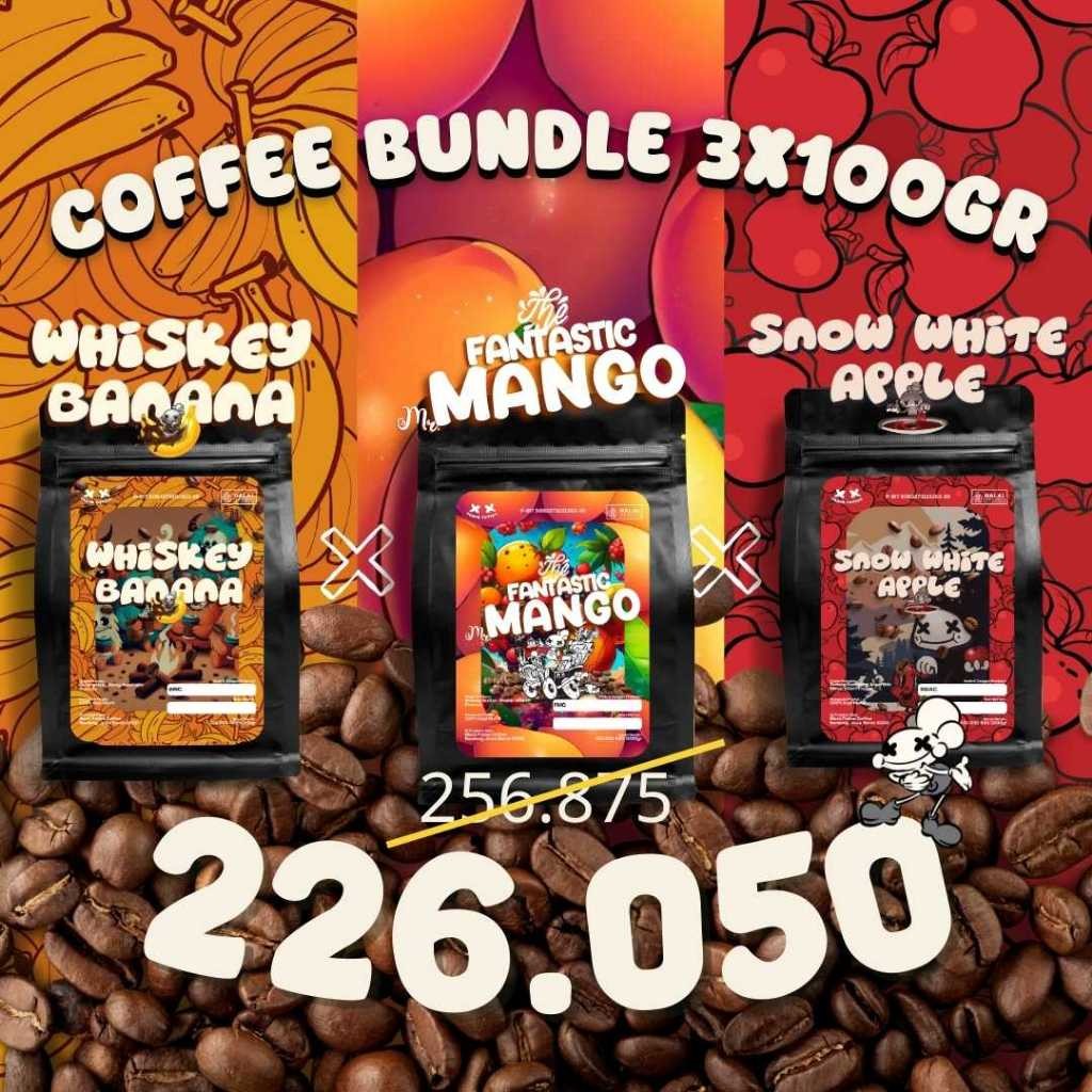 

Coffee Bundle (3x100 gram) roasted beans specialty coffee biji kopi 3.0