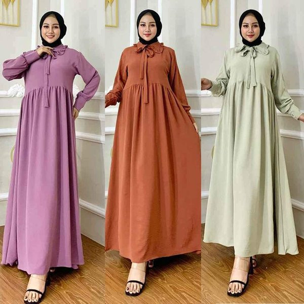 randamuda643officialBAJU GAMIS WANITA / GAMIS WANITA / GAMIS JUMBO / DRESS JUMBO / BAJU GAMIS JUMBO 