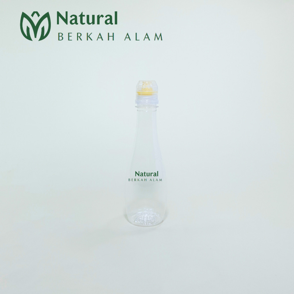 Botol 330 Ml Bowling Natural Tutup Aqua Exlusive / Botol Plastik / Botol Minuman / Botol Amdk / Boto
