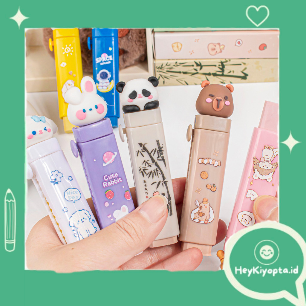 

BEST PENGHAPUS MEKANIK PENSIL MOTIF KARTUN KAWAII ANTI PATAH DAN HASIL ALL CLEAN